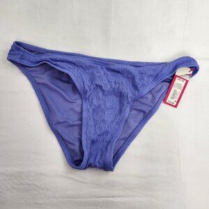 Bikini Bottoms Purple Textured Women's Large NWT